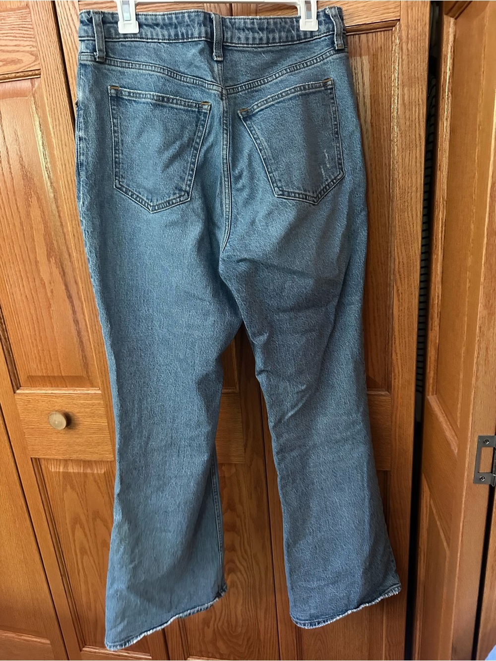 ABERCROMBIE & FITCH Light WashCurve Love High Rise Flare Jeans | Size 31 (10)